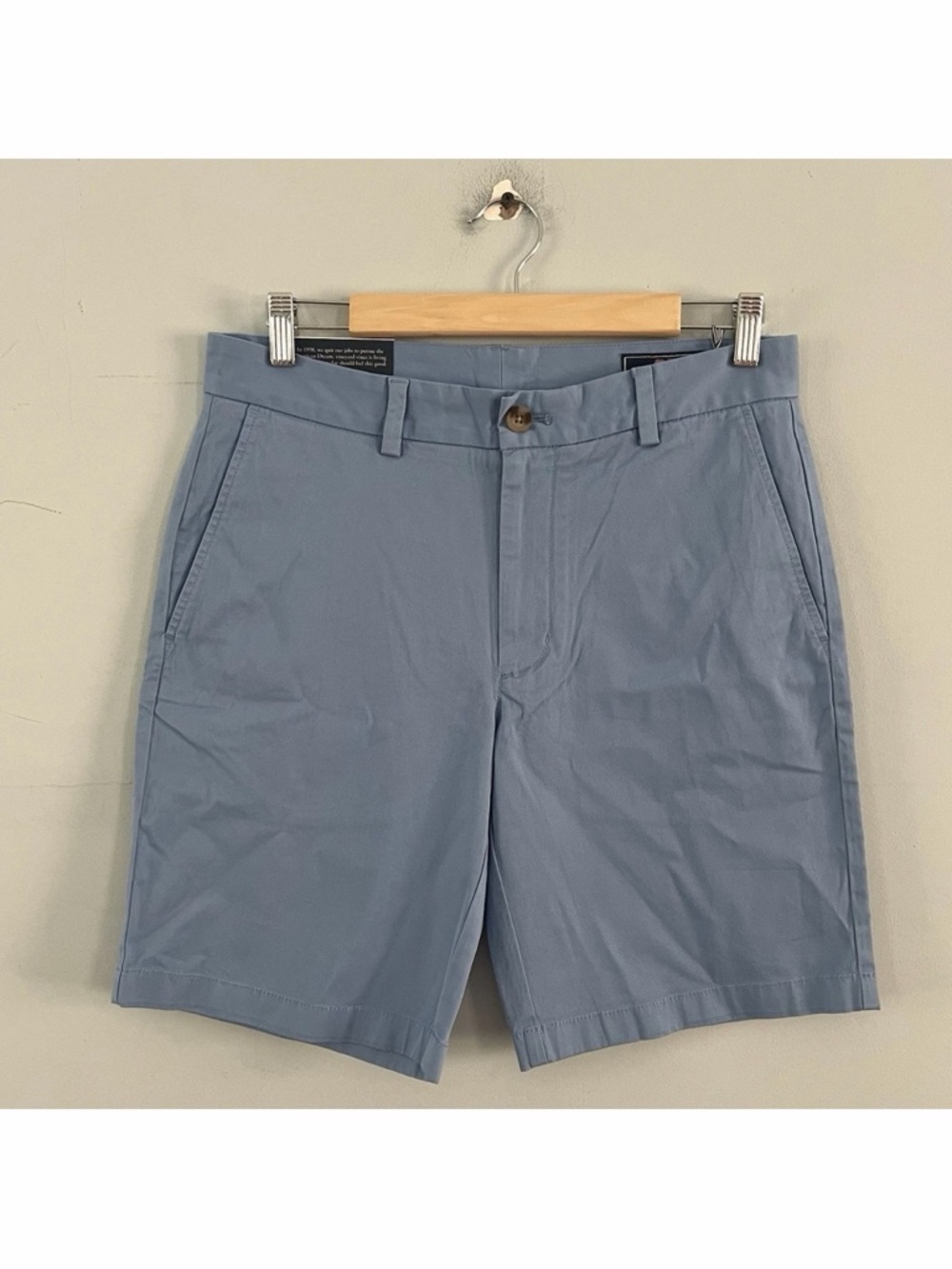 NWT Vineyard Vines‎ Breaker 9 Inch Stretch Light Blue Chino Shorts